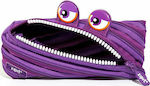 Zipit Wildlings Pencil Case with 1 Compartment Purple