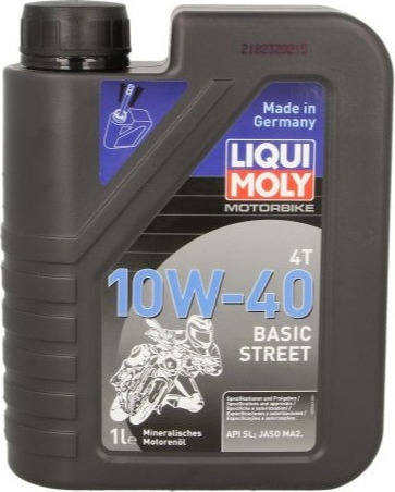 Liqui Moly Motorbike 4T 10W-40 Basic Street 1lt - Skroutz.gr