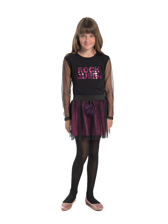 Fustă pentru Copii din Tulle Fuchsia
