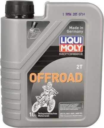 Liqui Moly Motorbike 2T Offroad Ημισυνθετικό Λάδι Μοτοσυκλέτας για Δίχρονους Κινητήρες 1lt