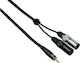 Bespeco XLR male to 3.5mm male 5m Cable (EAYMS2MX500)