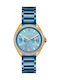 Breeze Royalisse Crystals Uhr mit Blau