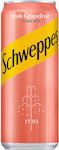 Schweppes Κουτί Σόδα Pink Grapefruit με Ανθρακικό 330ml