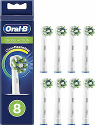 Oral-B Cross Action CleanMaximizer XXL Pack Ανταλλακτικές Κεφαλές για Ηλεκτρική Οδοντόβουρτσα 8τμχ