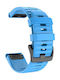 Strap Silicone Light Blue (Fenix 6X / 6X Pro / 7X)