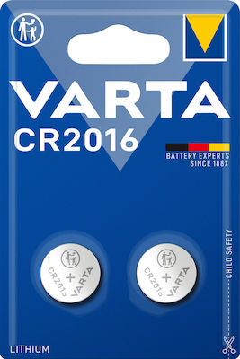 Varta Professional Electronics Μπαταρίες Λιθίου Ρολογιών CR2016 3V 2τμχ