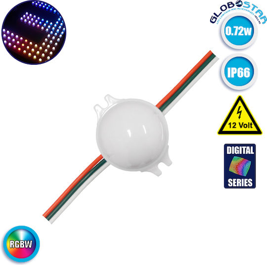 GloboStar LED Module 12V 0.72W RGB 20τμχ 30544