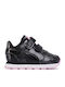 Vista Glitz Παιδικά Sneakers με Σκρατς Μαύρα