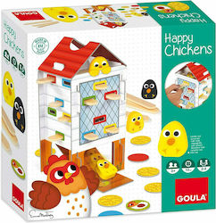 Goula Board Game Happy Chickens for 2-4 Players 3+ Years 53170 (EN)