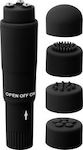 Glossy Kurt Vibrator Massage 10.7cm Black