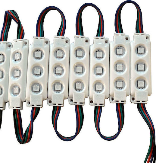 V-TAC LED Module 12V 0.72W RGB 3τμχ 5134