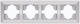 Eurolamp Switch Frame 4 Positions Horizontal In...
