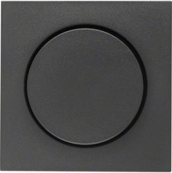 Hager S.1/B.3/B.7 Dimmer-Schalterplatte Beleuchtung in Schwarz Farbe 11371606
