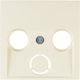 Hager S.1 TV-Antenna Socket Front TV+FM+SAT in ...