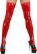 LateX Latex Stockings Red