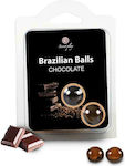 Secretplay Brazilian Balls με Άρωμα Chocolate 2τμχ