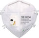 3M 9502V+ Protective Mask FFP2 with Valve White 25pcs