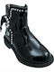 Kids Boots with Zipper Black
