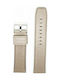 Tzevelion Leather Strap Beige 22mm