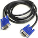 VCom Кабел VGA мъжки - VGA мъжки Черен 1.8м (CG341A18)