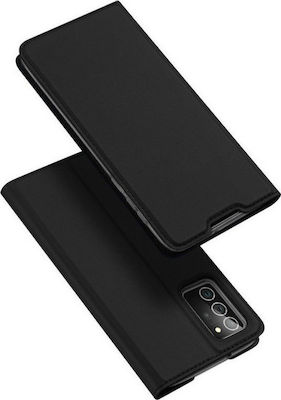 Dux Ducis Skin Pro Portofel Piele artificială Negru (Galaxy Note 20 Ultra)