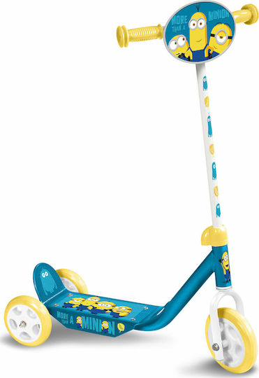 Shop More Παιδικό Πατίνι Αναδιπλούμενο Minions Τρίτροχο για 2+ Ετών Μπλε