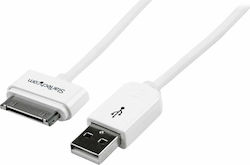 StarTech USB to 30-Pin Cable 1m White (USB2ADC1M)