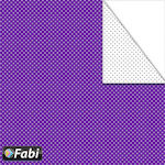 Fabi Cardboard Polka Dot Double Sided Purple 50x70cm