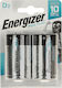 Energizer Max Plus Baterii Alcaline D 1.5V 2buc