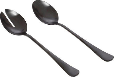 Cryspo Trio Inox Serving Utensil Set Black Durable 2pcs