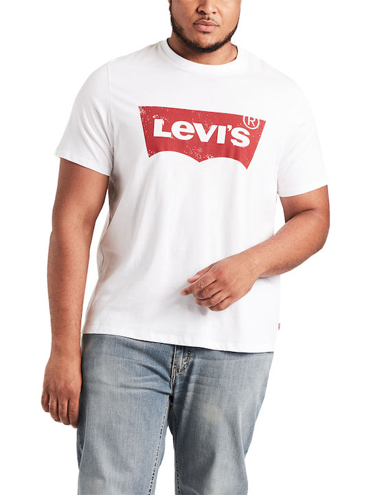 Levi's Herren T-Shirt Kurzarm Weiß