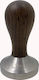 Karni Tamper with Flat Surface 58mm Dark Wood S...