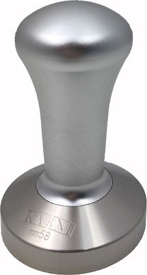 Karni Tamper with Flat Surface 58mm Silver in Silver Color