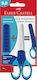 Faber-Castell Children's Scissors for Crafts with Metallic Blade Blue