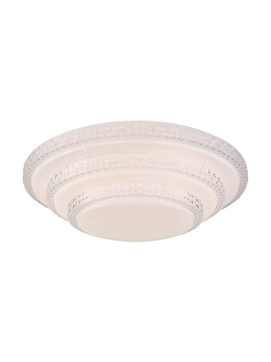 Globo Lighting Magnifique Modernă Metalică Plafonieră de tavan cu LED Integrat 49buc Alb