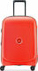 Delsey Belmont Plus Kabinenreisekoffer Hartschalen Rot mit 4 Räder Höhe 55cm 386180334
