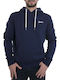 Superdry Classic Herren Sweatshirt mit Kapuze und Taschen Navy