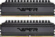 Patriot Viper 4 Blackout 64GB DDR4 RAM mit 2 Modulen (2x32GB) und Geschwindigkeit 3600 für Schreibtisch