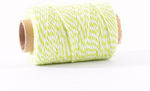 Bakers twine 45m verde deschis