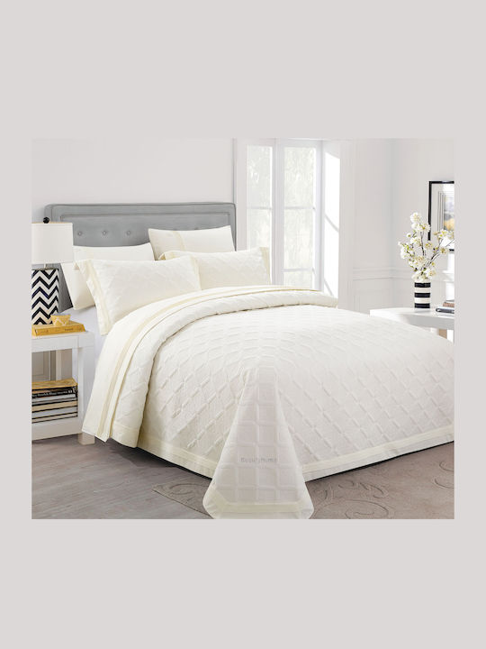 Beauty Home Thetis Νυφικό Σετ 7τμχ Ecru 230x250cm