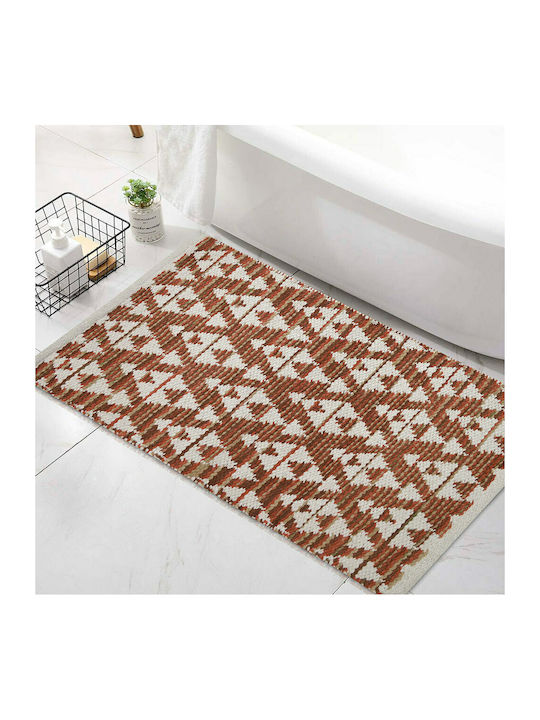 Lino Home Non-Slip Bath Mat Milla 7300000203 Paprica 50x80cm