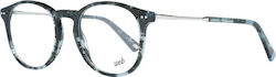 Web Eyeglass Frame Black Tortoise WE5221 A56