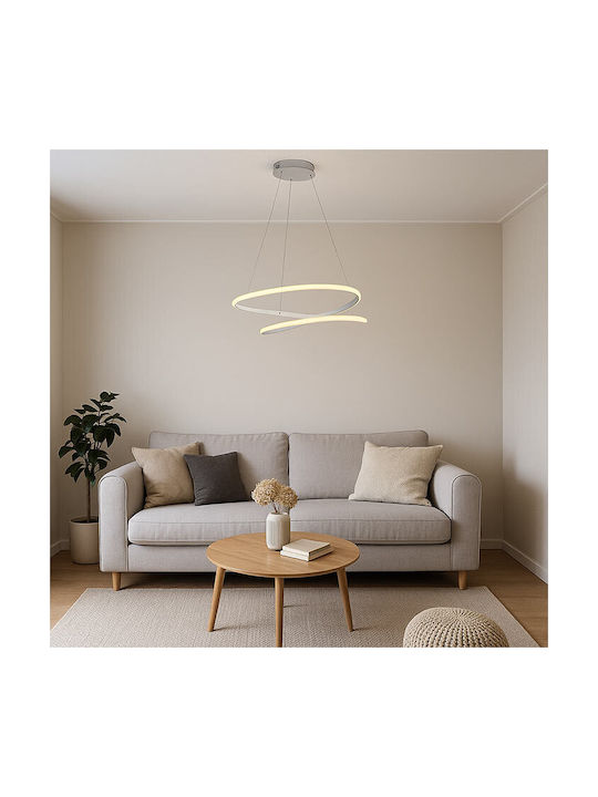 Vivalux Dream Lustră Alb 60cm.