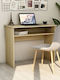 Schreibtisch Holz Beige 90x50x74cm