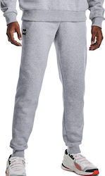 Under Armour Rival Men's Fleece Sweatpants with Rubber Gray