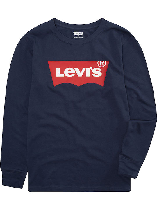 Levi's Παιδική Μπλούζα Μακρυμάνικη Μπλε Σκούρο