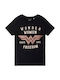 Name It Kids' T-shirt Black Wonder Woman