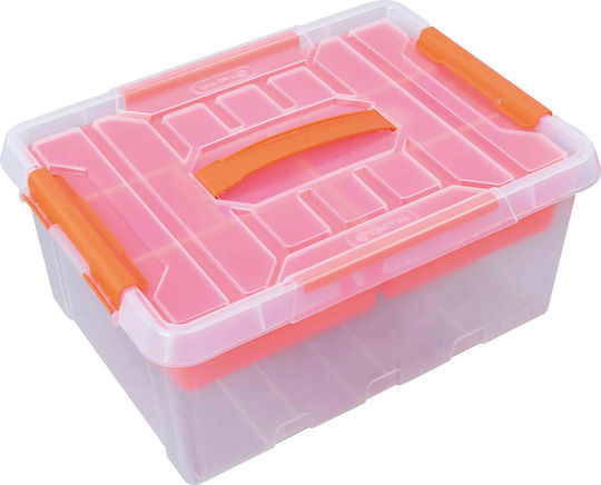 Tactix Plastic Storage Box with Lid 15lt