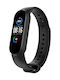 Tactical 661 Каишка Силикон с Pin Черен (Mi Smart Band 5/Ми Смарт Банд 6) 2452471