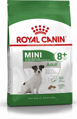 Royal Canin Mini Adult 8+ 2кг Суха храна за възрастни малки кучета с Царевица, Птици и Ориз